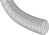 Flexible Duct Hose with Wear Strip for Corrosive Fumes