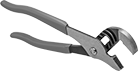 Image of Product. Front orientation. Adjustable Pliers. Adjustable Pliers, Flat Jaw, Cushion Grip.