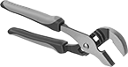 Image of Product. Front orientation. Adjustable Pliers. Adjustable Pliers, Flat Jaw, Ultra Grip.