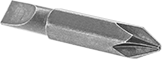 Image of Product. Without Ball Detent. Front orientation. Screwdriver Bits. Reversible Phillips/Slotted Bits, For Hand Tools.
