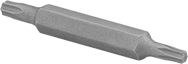 Image of Product. Without Ball Detent. Front orientation. Screwdriver Bits. Reversible Torx Bits, For Hand Tools.
