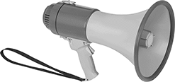 Image of Product. Front orientation. Megaphones.