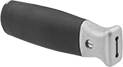 Image of Product. Aluminum and Rubber Handle. Front orientation. Shop Knives. Shop Knives with Interchangeable Blades, Rubber Handle.