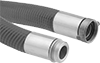 High-Pressure Suction Water Hose with Male and Female Threaded Fittings