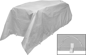 Image of Product. Front orientation. ZoomedIn view. Contains Inset, Border, MultipleImages. Tarps. Corrosion-Inhibiting Tarps.