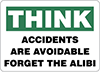 Think and Safety-First Signs