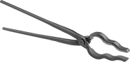 Image of Product. Front orientation. Tongs. Forging, Double-Curved-and-Flat Jaw.