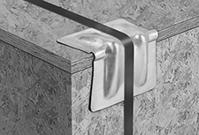 Image of ProductInUse. Front orientation. Edge Protectors. Metal Edge Protectors for Strapping.