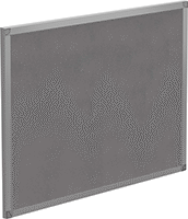 Image of Product. Front orientation. Bulletin Boards. Bulletin Boards, Felt-Covered Cork with Aluminum Frame.