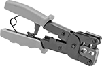 Image of Product. Front orientation. Wire and Cable Crimpers. Ethernet Cable Ratchet Crimpers.