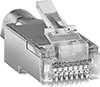 Shielded Easy-Install Crimp-On Data Connectors
