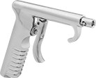 Image of Product. Front orientation. Blowguns. Blowguns, Pistol with Straight Nozzle, Trigger Control, Plain Grip.
