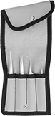 Image of Product. Front orientation. Plastic Pouch. Tweezers Sets.