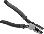 Image of Product. Front orientation. Wire-Gripping Pliers. Wire-Gripping Pliers, Flat Jaws and Ultra Grip.