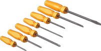 Image of Product. Front orientation. Screwdrivers. High-Visibility Screwdriver Sets.