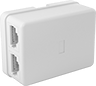 Image of Product. Baseboard Mount. Front orientation. Wall Plates. Telephone Wall Plates, Rectangle, Baseboard Mount.