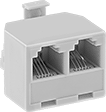 Image of Product. Front orientation. Telephone Splitters.