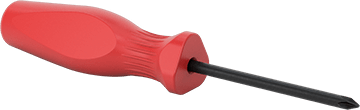 Image of Product. Front orientation. Plain-Grip Screwdriver, Number 1 Phillips Drive, 6-3/4" Overall Length.
