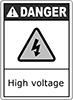 Illustrated Electrical Hazard Signs