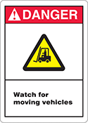 Image of Product. Front orientation. Signs. Illustrated Plant and Shipping Dock Signs.