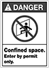 Illustrated Confined Space Signs