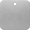 Image of Product. Front orientation. Tags. Metal Write-On Tags, Square.