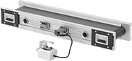 Image of Product. Front orientation. Conveyors. Modular Belt Conveyors, Straight Conveyors.