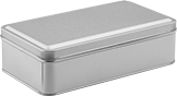 Image of Product. Front orientation. Tins. Rectangular Steel.