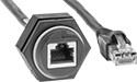 Image of Product. Front orientation. Ethernet Cords. Screw-Together Wet-Location RJ45 Cords, , Plug.