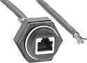 Image of Product. Front orientation. Ethernet Cords. Screw-Together&nbsp;Wet-Location&nbsp;RJ45 Cords, .
