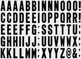 Image of Product. Front orientation. Characters. Adhesive-Back Character Sets.
