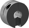 Image of Product. Front orientation. Shaft Collars. Support-Rail Shaft Collars.