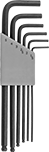 Image of Product. Front orientation. L-Keys. Easy-Align Ball-Tip L-Key Sets, Plastic Caddy.