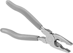 Image of Product. Front orientation. Wire-Gripping Pliers. Corrosion-Resistant Wire-Gripping Pliers, Cushion Grip, Combination Jaw.