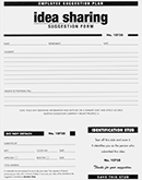 Image of Product. Front orientation. Drop Box Suggestion Forms.