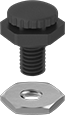 Image of Product. Front orientation. Breather Vents. Submersible Threaded Breather Vents, Metric, Polycarbonate.