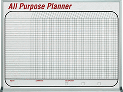 Image of Product. Front orientation. Whiteboards. Planning Whiteboards, Style 1.