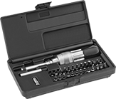 Image of Product. Front orientation. Torque Screwdrivers. Torque Screwdriver and Bit Sets .