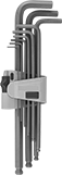 Image of Product. Front orientation. L-Keys. Easy-Align Ball-Tip L-Key Sets, Rubber Caddy.