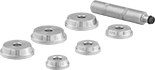 Image of Product. Front orientation. Bearing Ring and Seal Drivers. Aluminum Disc.
