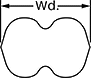 Image of Attribute. Front orientation. Contains Annotated. Double V-Belts.