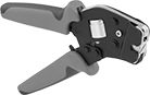 Image of Product. For Square Crimp. Front orientation. Wire and Cable Crimpers. Tight-Space Wire Ferrule Ratchet Crimpers, Self-Adjusting Crimping Slot, .