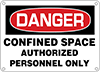 Confined Space Signs