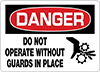 Illustrated Machine and Equipment Operation Signs