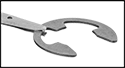 Image of Product. Front orientation. ZoomedIn view. Contains Border. Retaining Ring Pliers. E- and C-Style Side-Mount Retaining Ring Installation and Removal Tools.