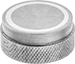 Image of Product. Knurled. Front orientation. Magnets. Encased Samarium-Cobalt Disc Magnets, Knurled Surface.