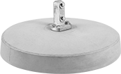 Image of Product. Front orientation. Sign Post Bases. Freestanding.