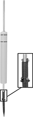 Image of Product. Front orientation. Contains Inset. Sign Posts. Bounce-Back Sign Posts with Guard , In-Ground Sign Post Base.