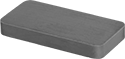 Image of Product. Front orientation. Magnets. Ceramic Rectangle Magnets.
