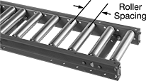 Image of Product. Front orientation. Contains Annotated. Conveyors. High-Capacity Roller Conveyors, Straight Conveyor.